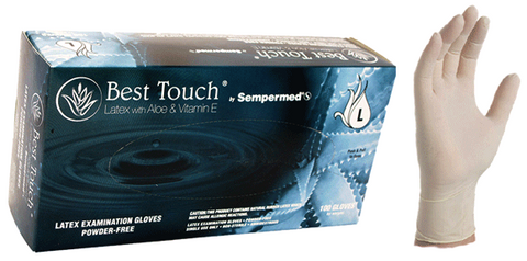 Best Touch Latex exam gloves,