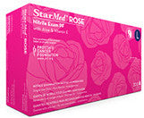 StarMed Rose Nitrile with Aloe (200 gloves per box)