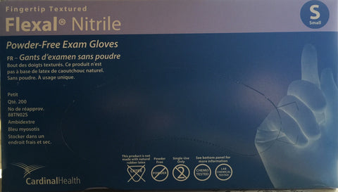 Flexal nitrile powder free exam gloves