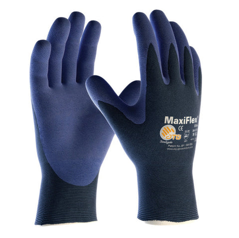 Maxiflex Ultimate Elite Ultra Light Weight Nitrile Coated Work Gloves by ATG